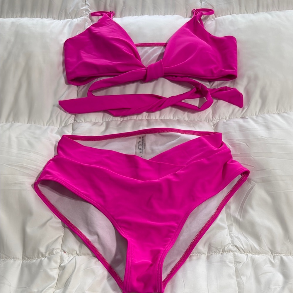 Vibrant Pink Bikini Set